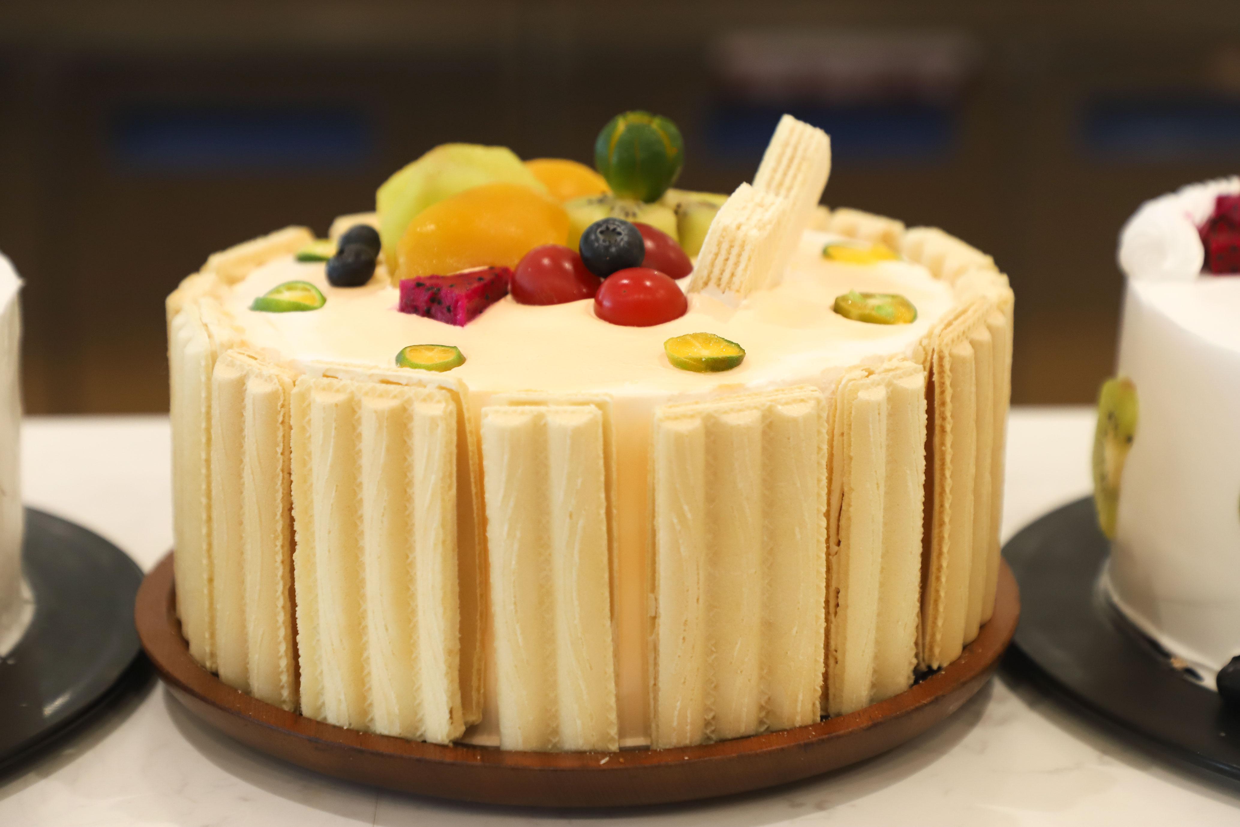 推荐一些颜值高水果多的单层蛋糕? - 知乎