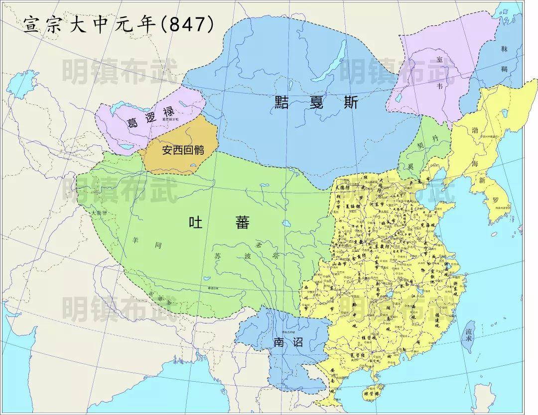 有没有大佬提供唐朝贞观8年的高清疆域图?