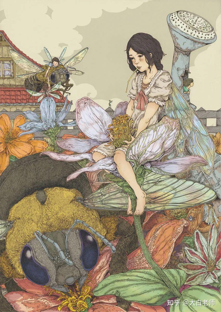 美协会员靠抄袭一张作品卖8w据说他的插画复杂到你懒得抄磨金石教育