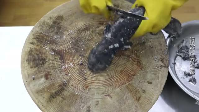 厨师长教你如何宰杀娃娃鱼全程都是硬核教学先收藏起来