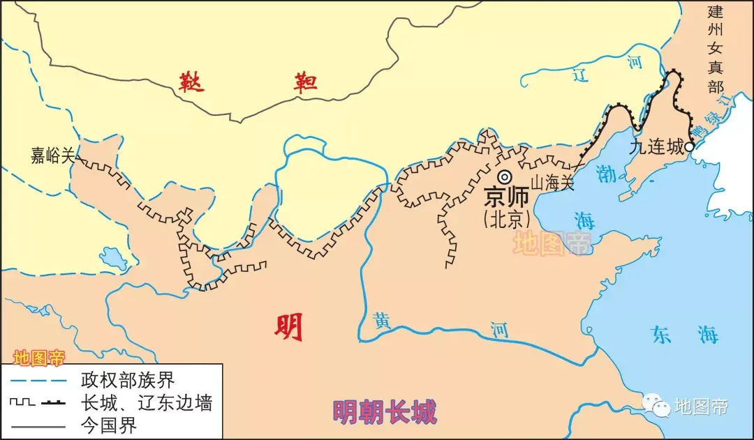 北京长城位置图片