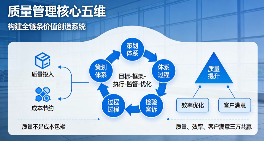 质量管理核心五维:策划、体系、过程、检验、客诉 - 知乎