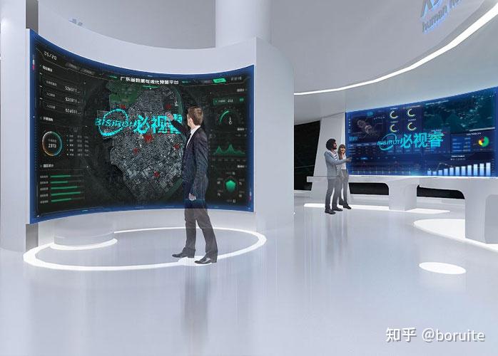 多媒体信息交互展厅必视睿数字电子沙盘 - 知乎
