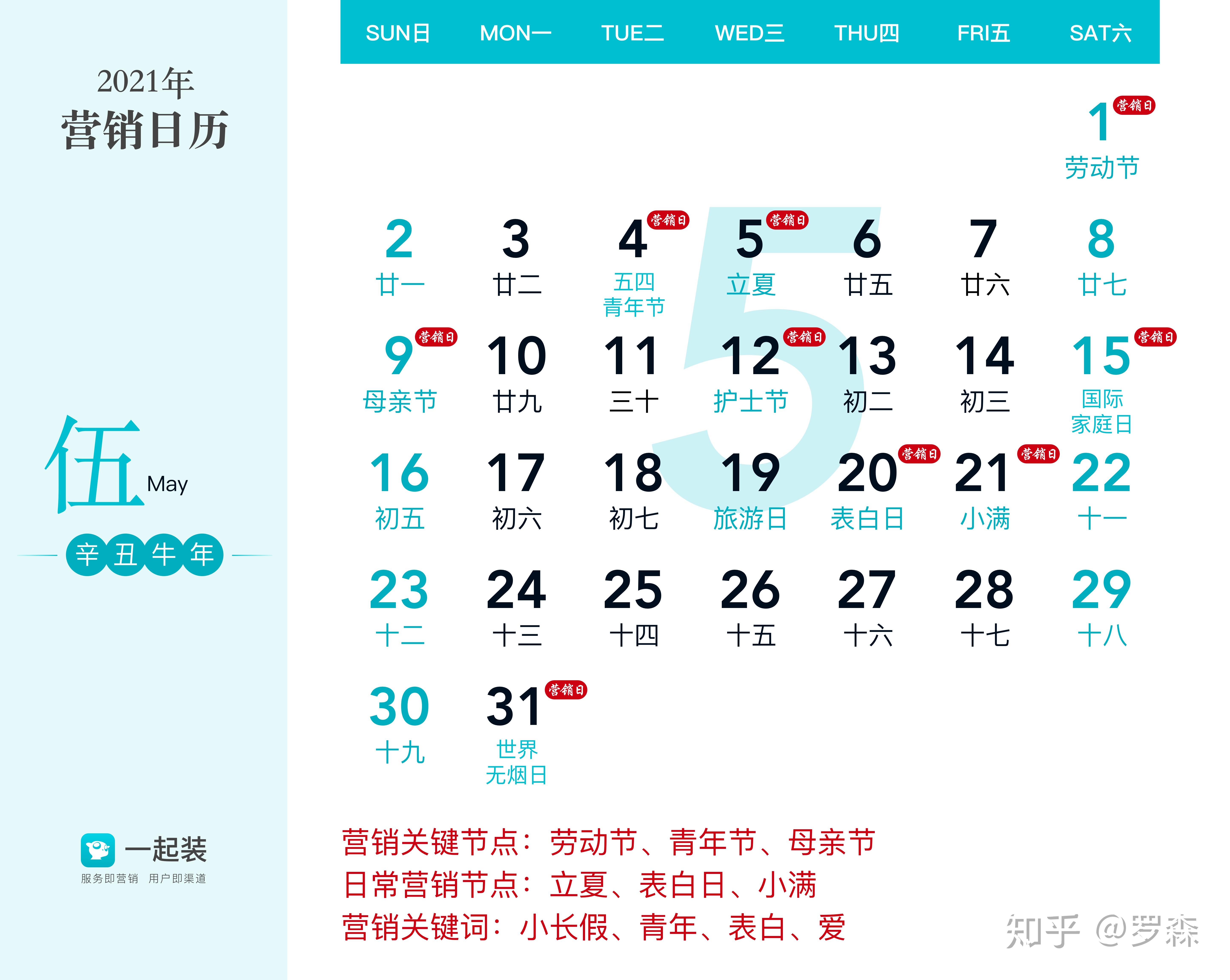 2021年营销日历,借势营销必备!