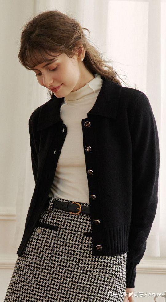 黑色针织衫怎么搭配更出众3个技巧掌握好