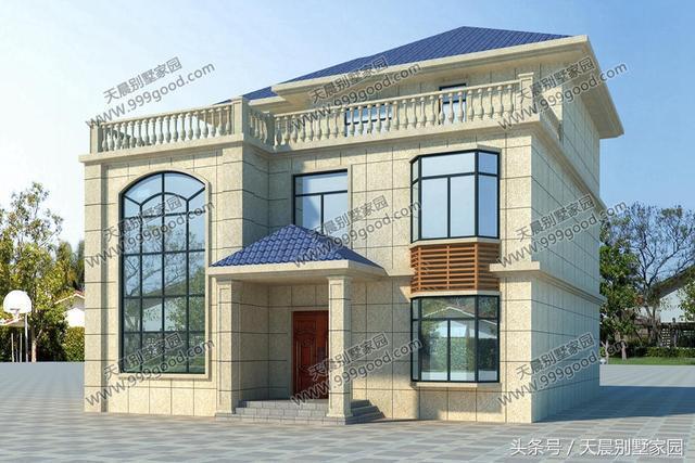 飘窗设计让这栋12x138米农村别墅与众不同户型通透采光佳