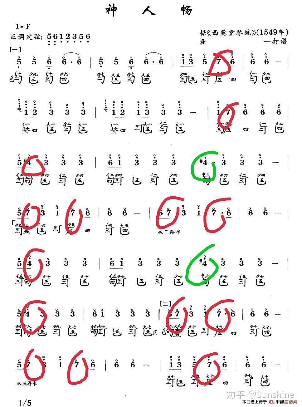 华晨宇降临简谱图片