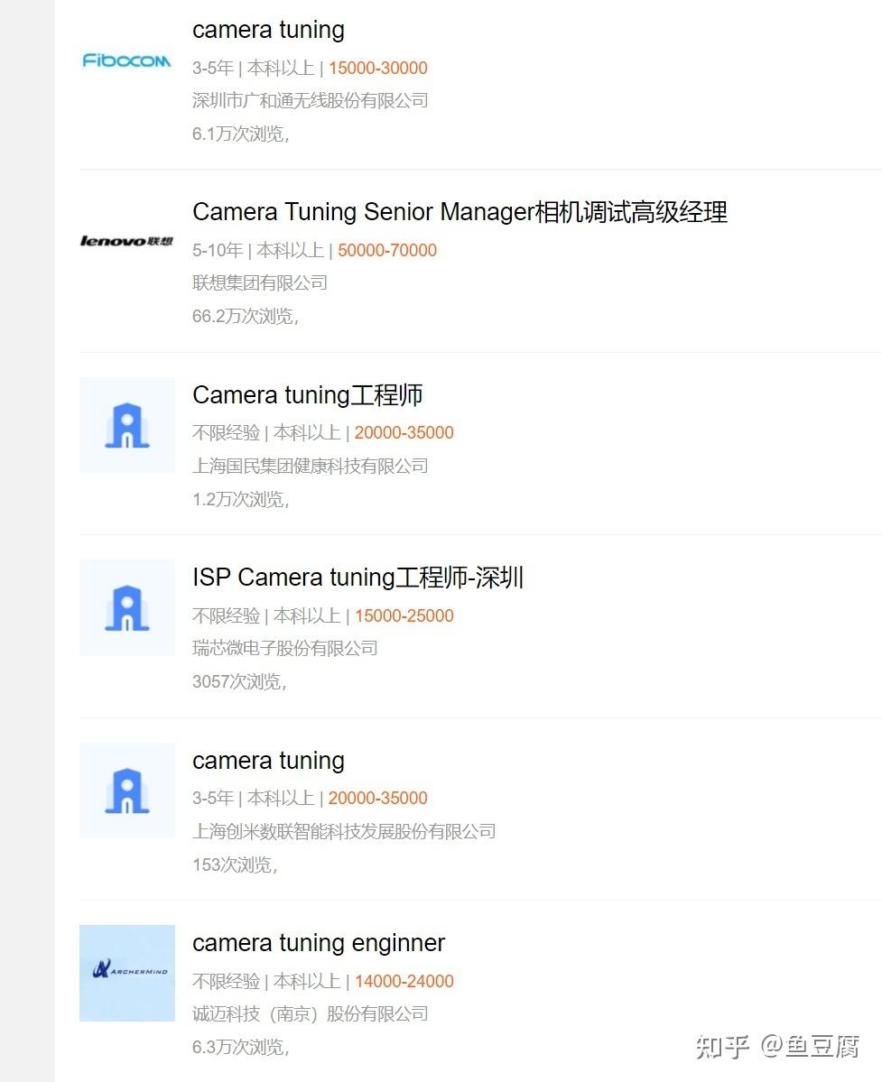 Camera tuning工程师到底是怎么样的工作？ 知乎