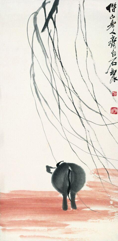 齐白石的魔性中分马,中国画也能那么可爱!丨画事