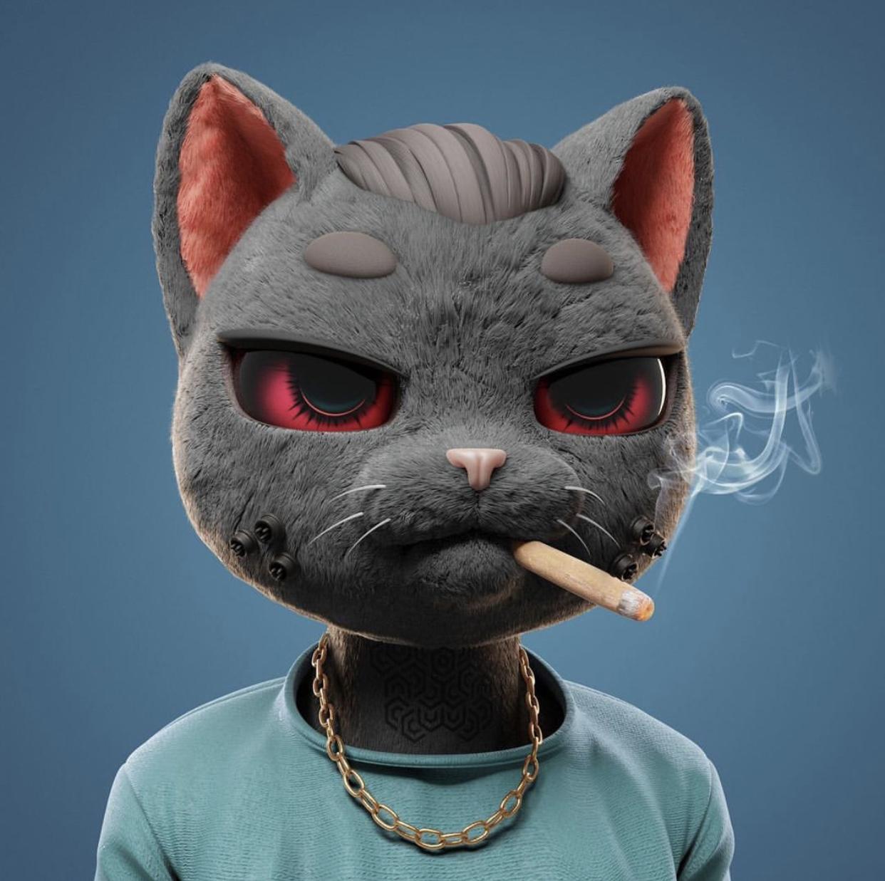 元宇宙nft艺术作品赏析【1】 - 知乎