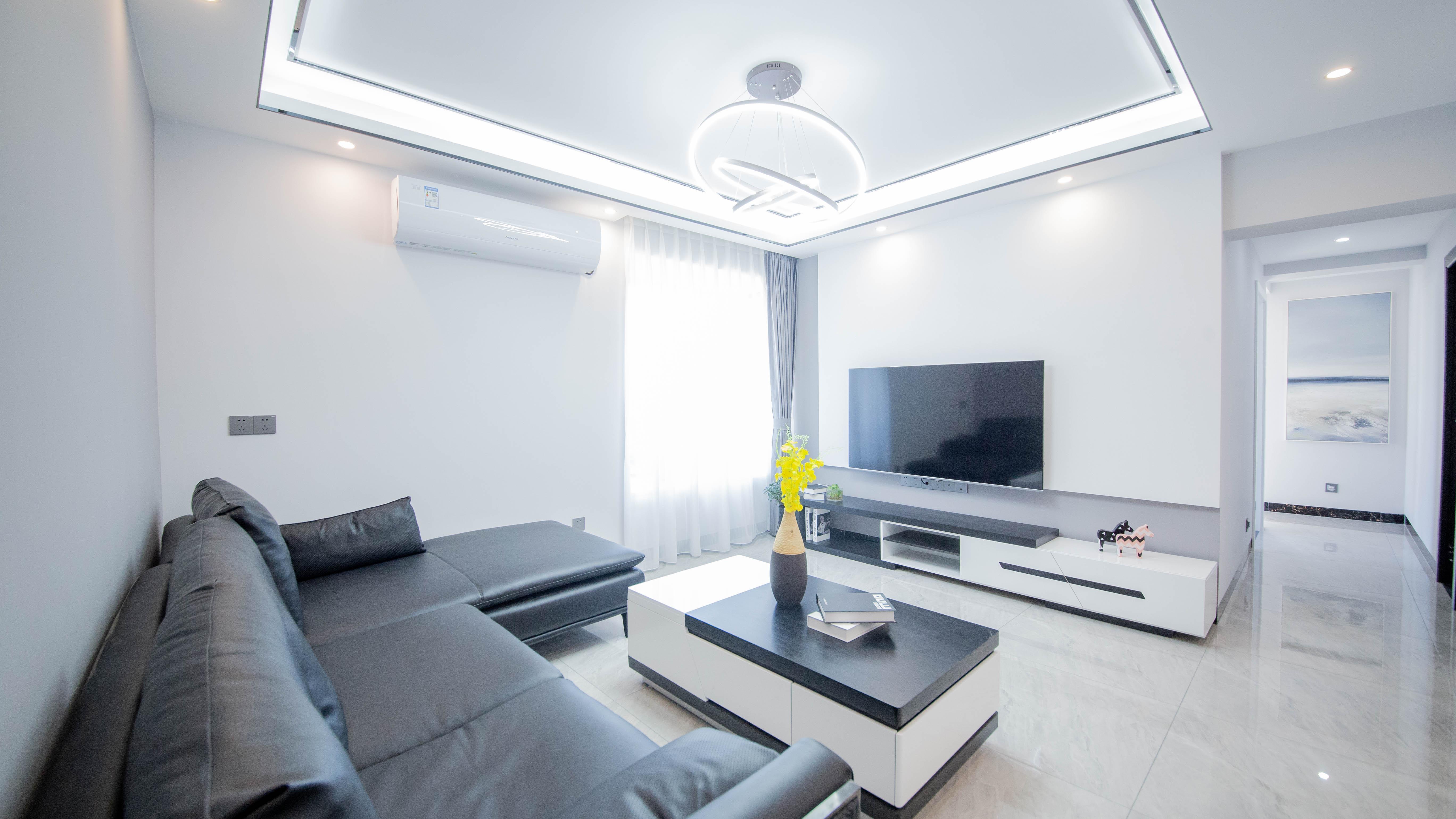 有家案例出品13期120㎡黑白默片简洁与优雅的极致演绎