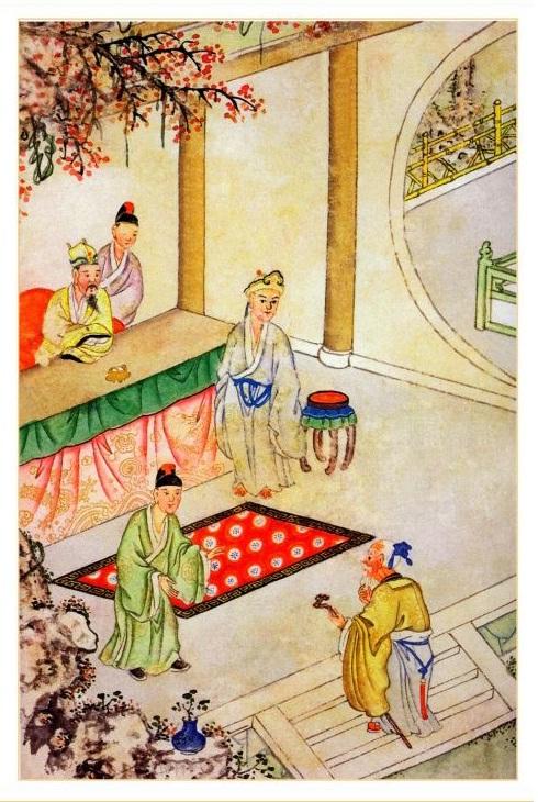 西游记原著十套珍稀古画插图第7879回比丘国救小儿与国丈辩道德要命剖