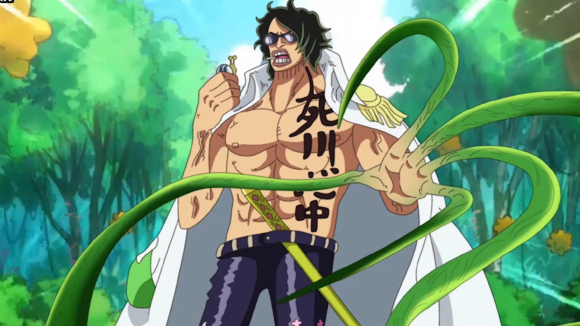 《海贼王》中海军大将绿牛有哪些能力?