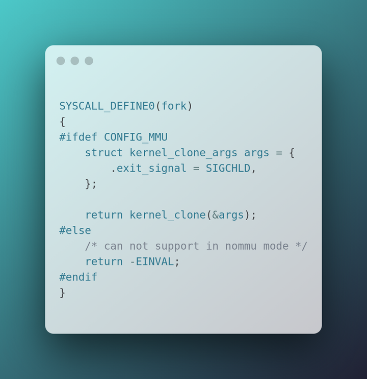 Linux kernel 
