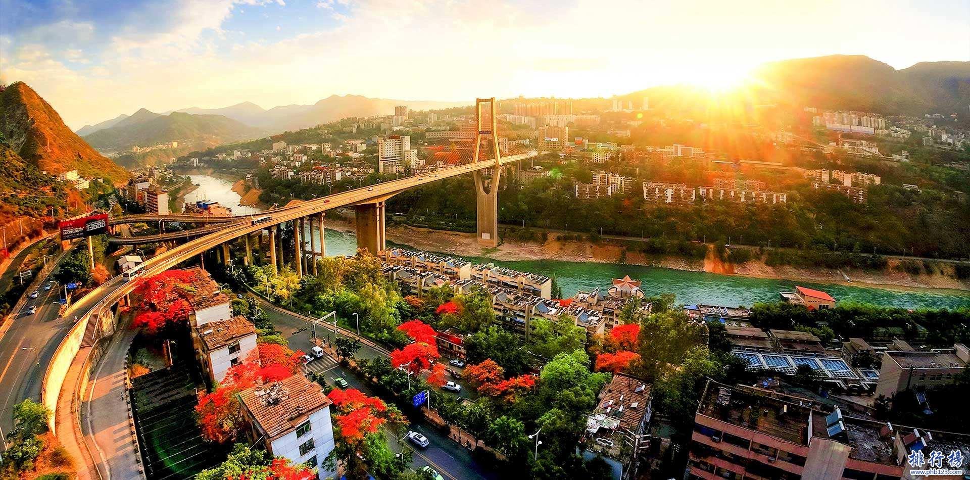 峡谷钢城四川三亚冬游温暖甜蜜阳光攀枝花