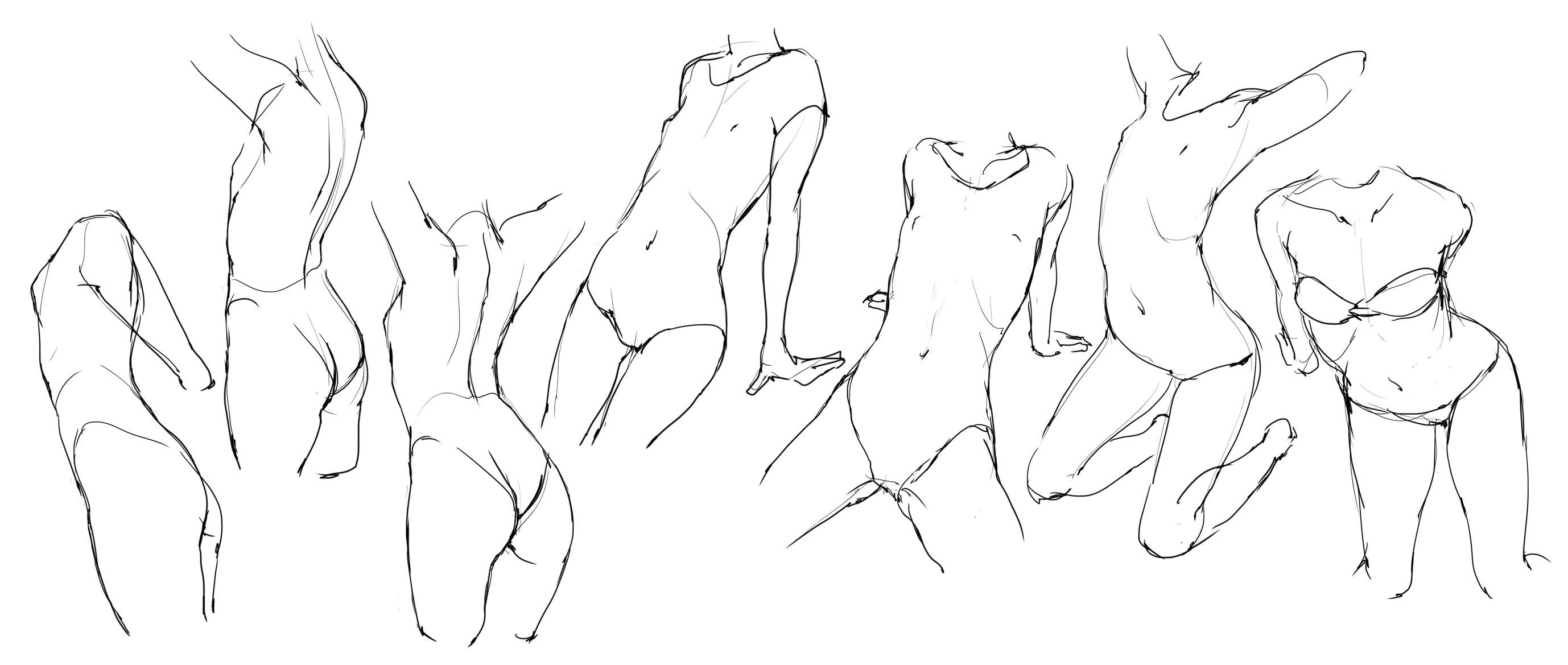 二次元绘画中,人体部分应该怎么学习?