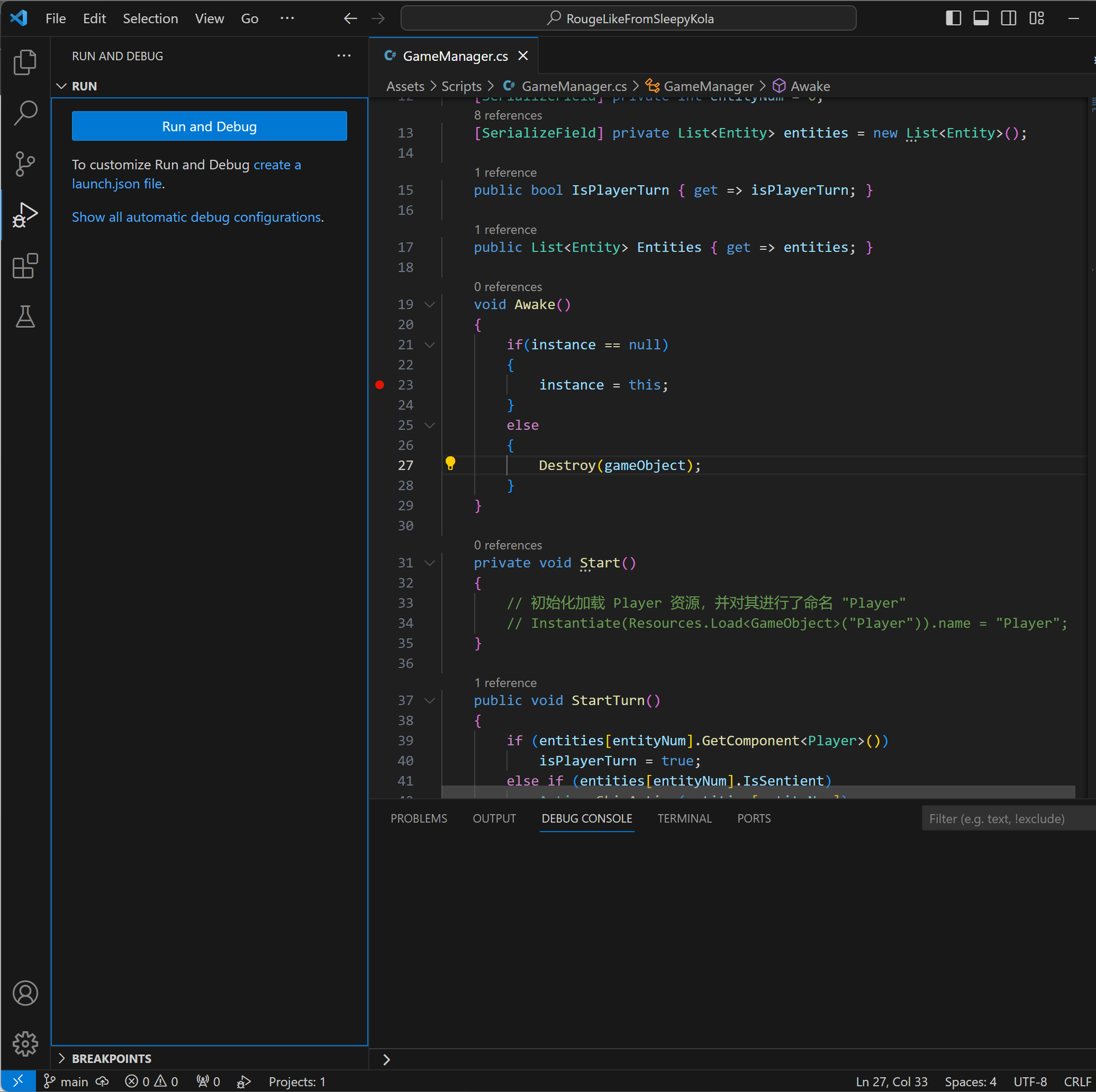  gamedev vscode unity 