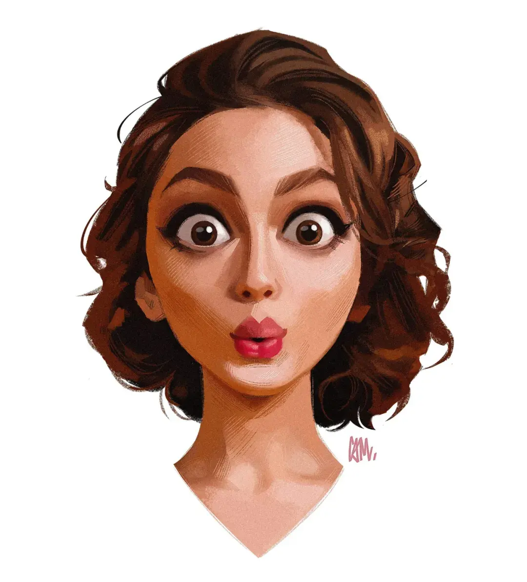 绘画素材|又是一波好素材!活灵活现的脸部表情!