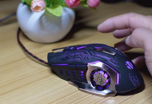 静音金属高精准英菲克pw2游戏鼠标体验