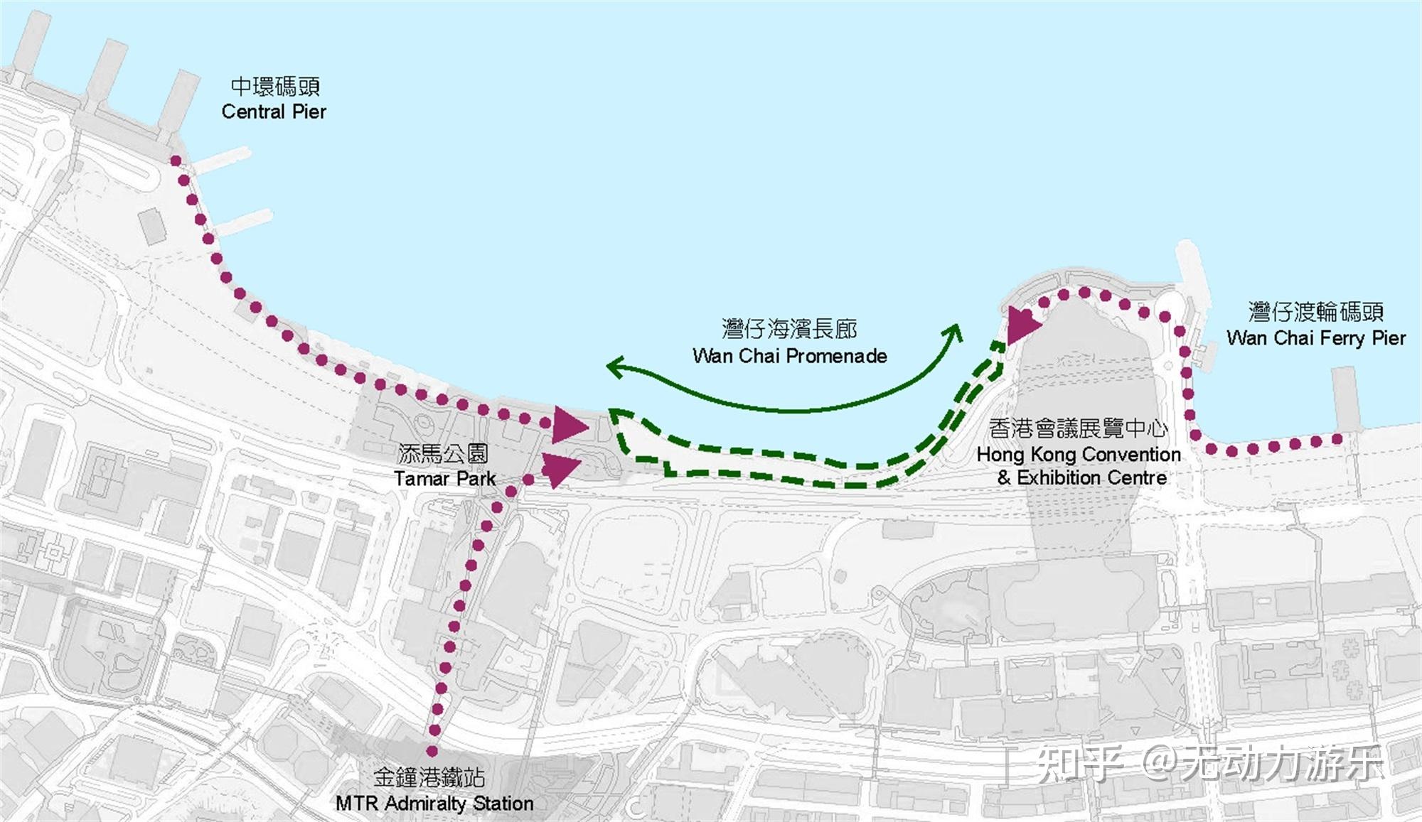 香港湾仔海滨长廊景观设计 漫步·维多利亚港 - 知乎
