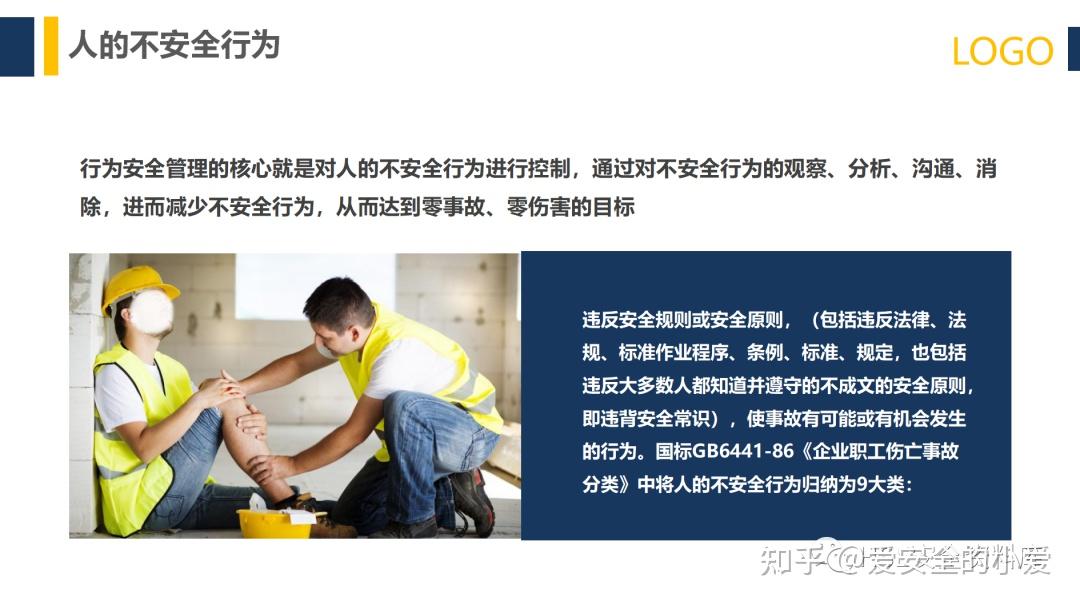 PPT |【课件】如何识别人的不安全行为?(103页) - 知乎