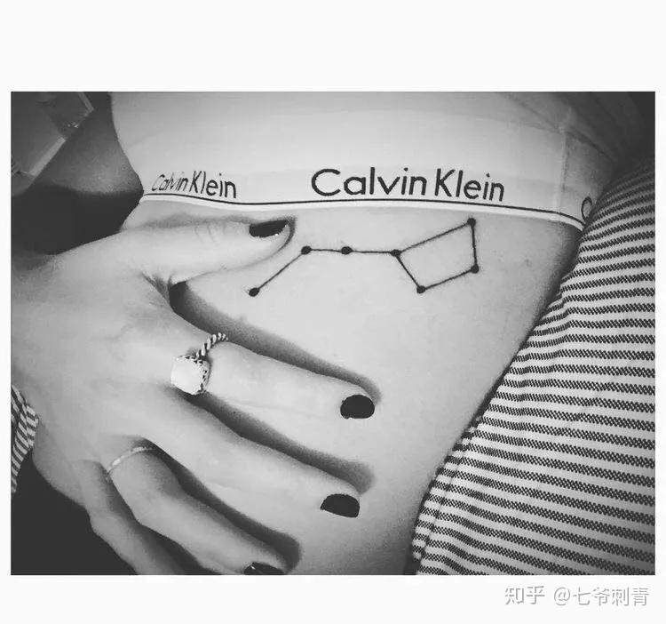 宜昌纹身北斗七星图案纹身培训