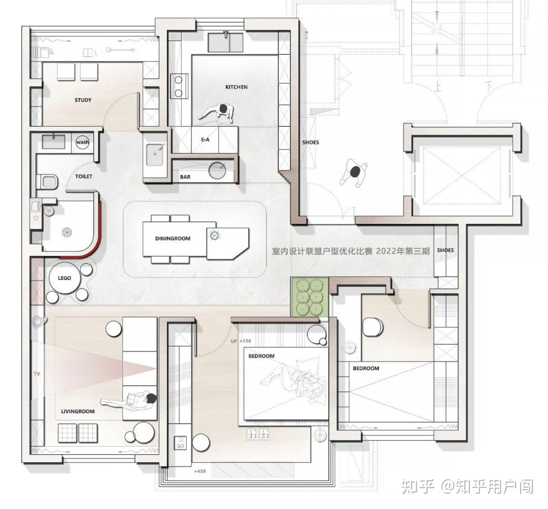 论一个户型可以有多少优秀的方案 - 知乎