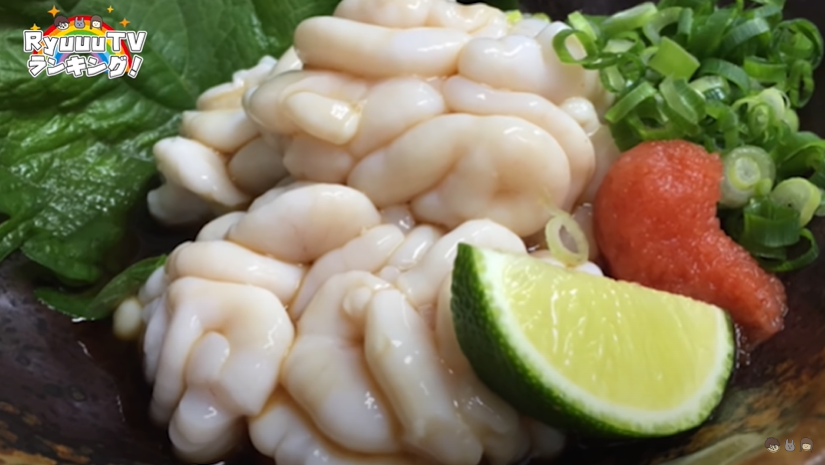 白子看起来很像脑浆白子通常取自河豚,鳕鱼等鱼类的精巢烹饪方法为