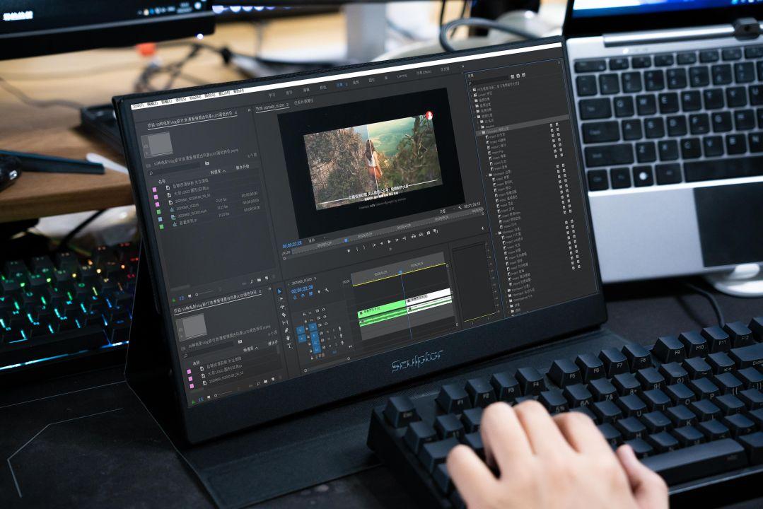 多一块屏幕就是提升生产力雕塑家mf16lc便携显示器测评体验