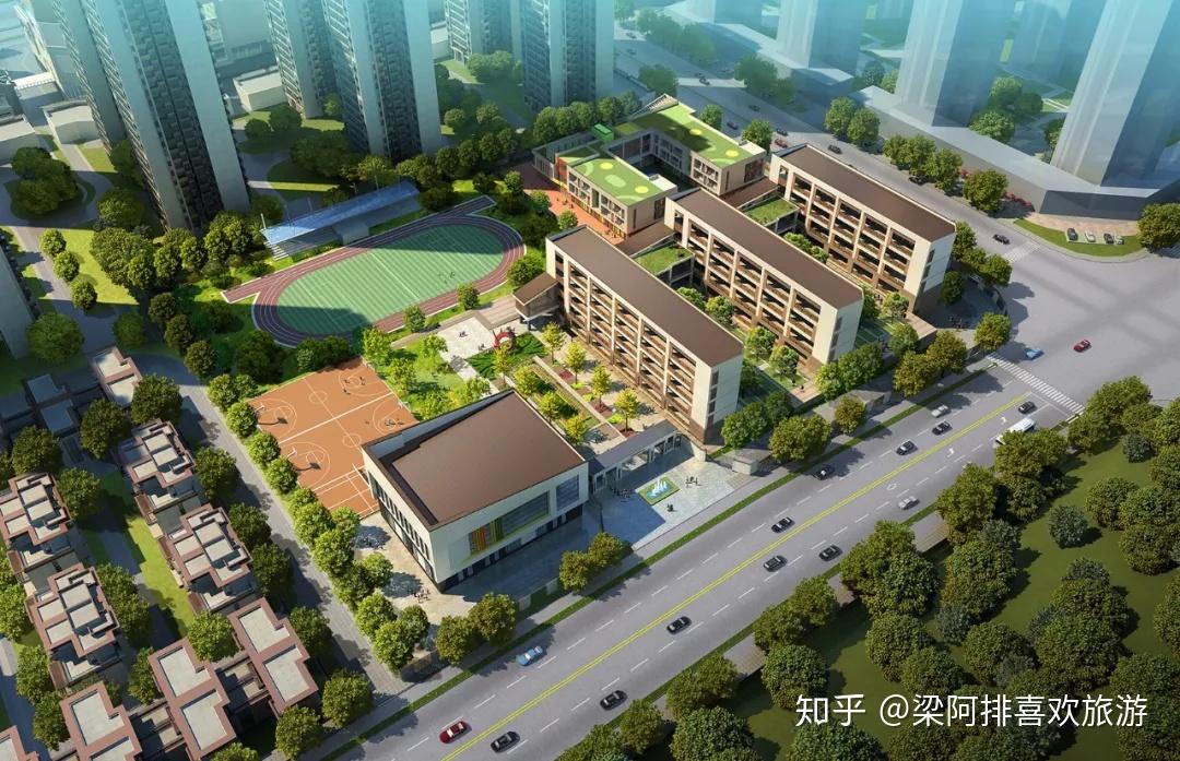 东成小学绿地城校区规划示意图绿地携手东成,打造玉林教育新高地东成