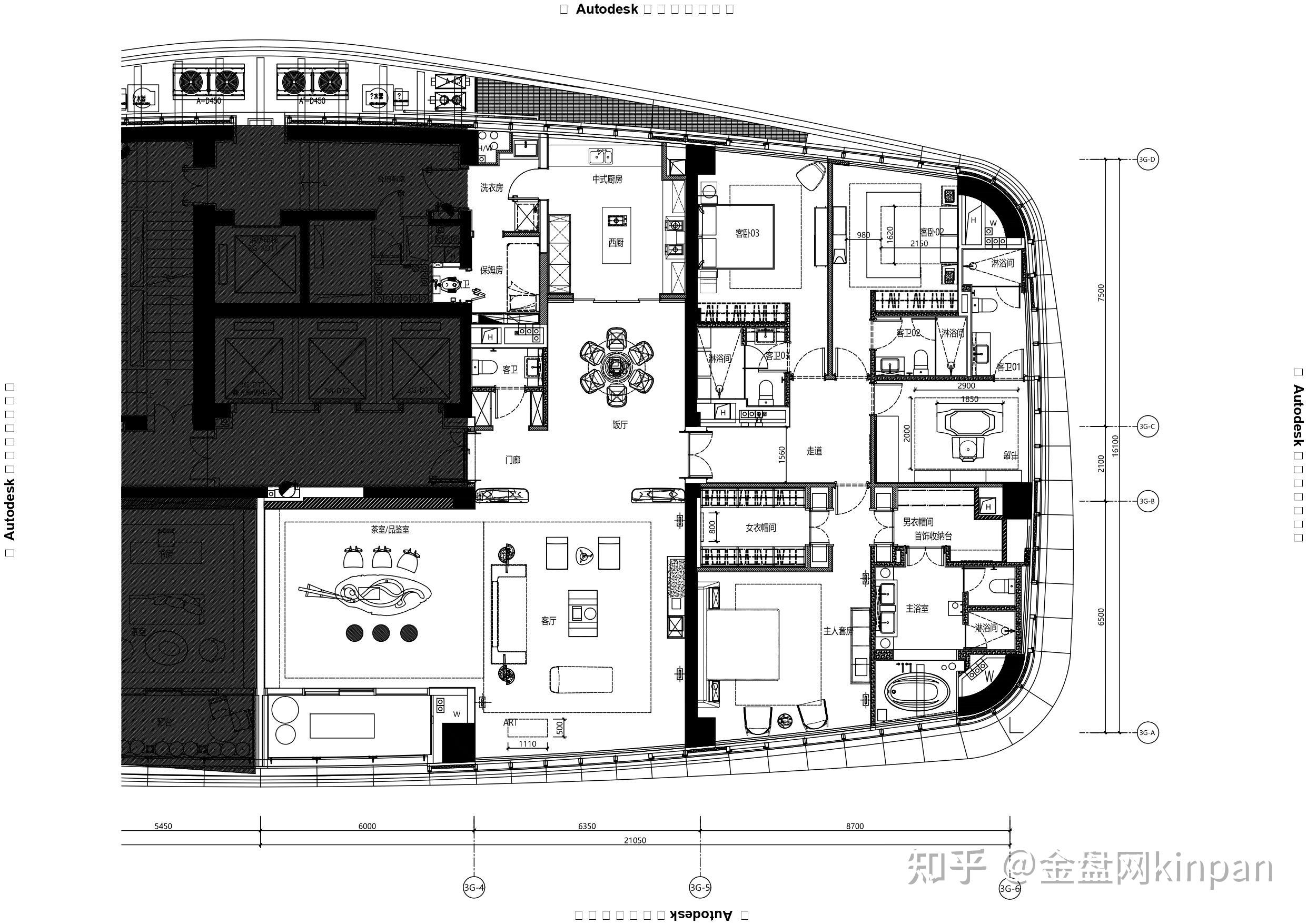 210㎡以上大平层户型设计,布局+趋势解读 - 知乎
