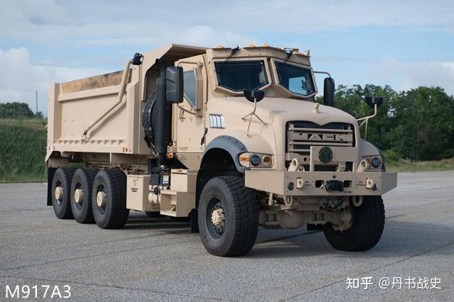 美军m917系列自卸卡车商用卡车就是军车的技术底子