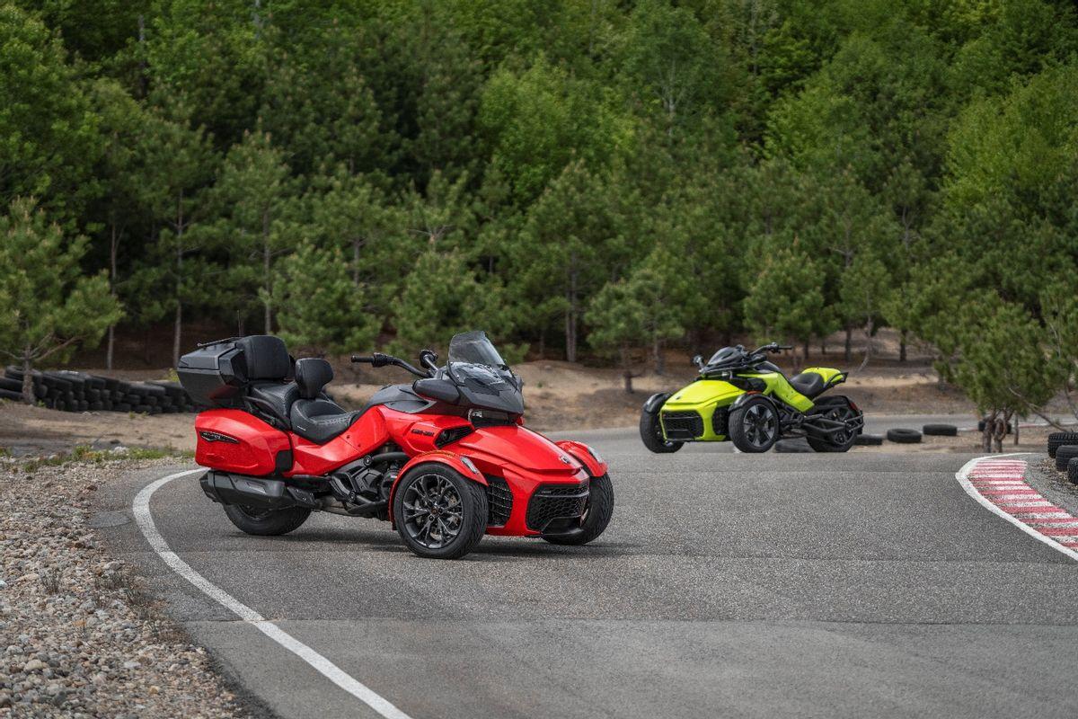 庞巴迪brp2022款spyderf3系列公路摩托车开启预售