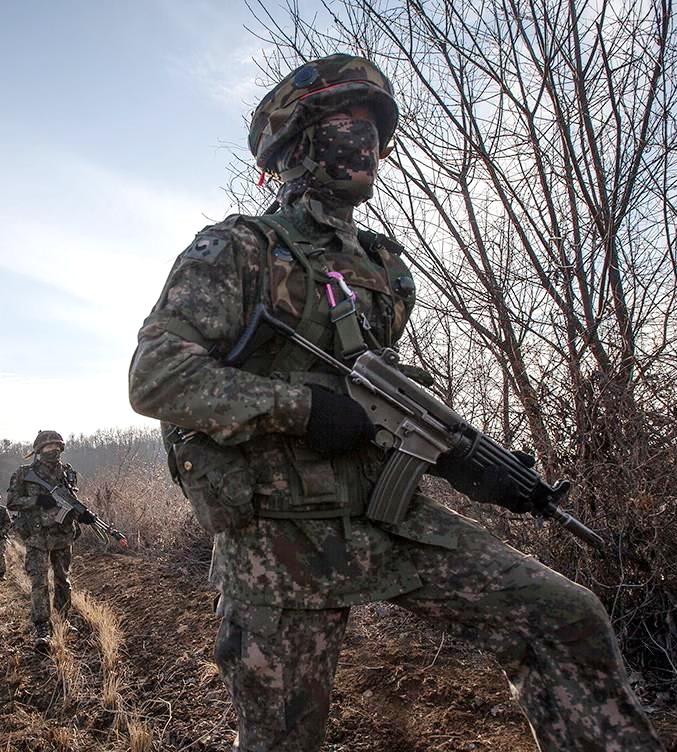 韩军花岗岩迷彩有知道的么
