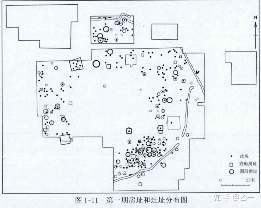 姜寨遗址聚落复原图片