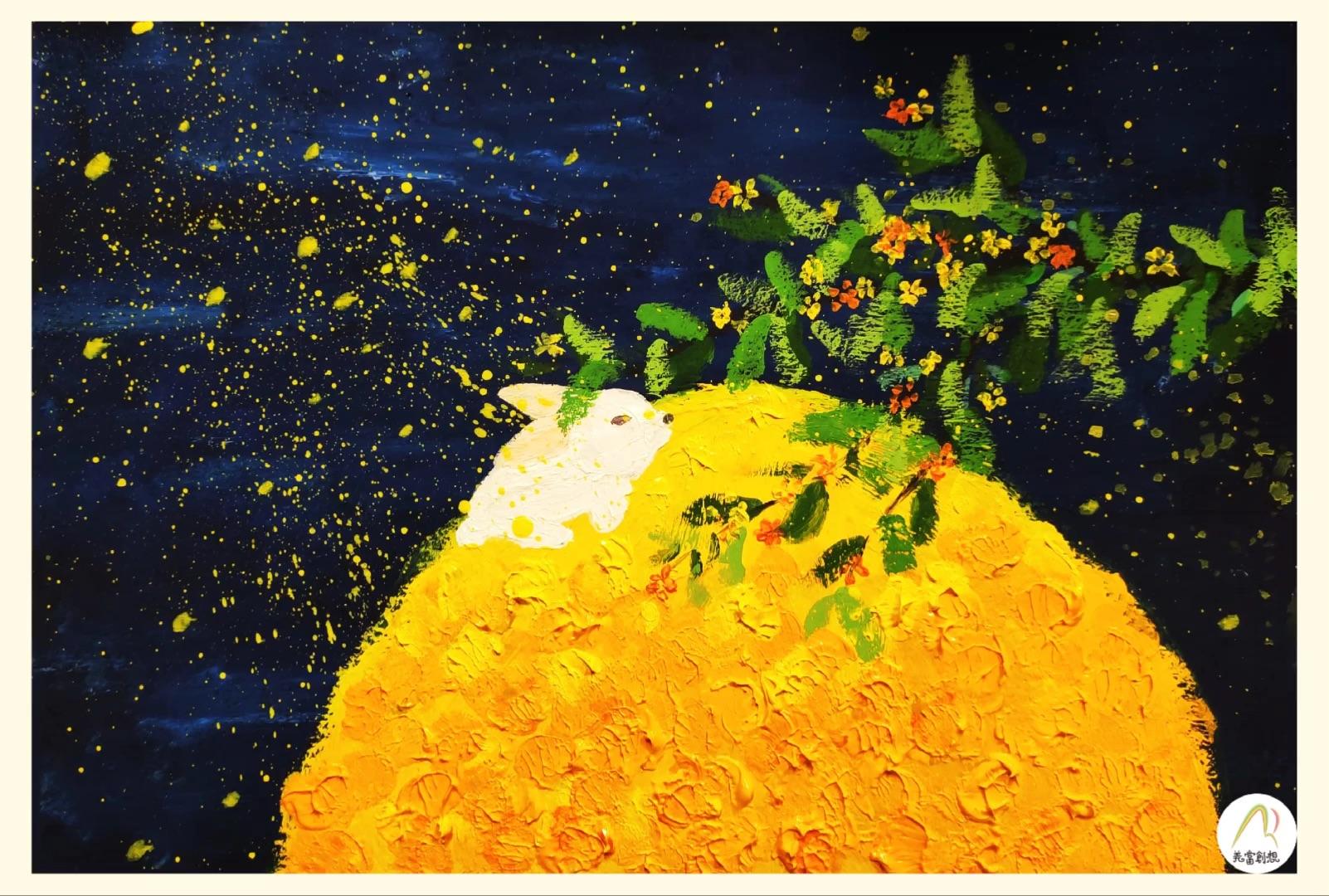 综合材料绘画创意儿童美术