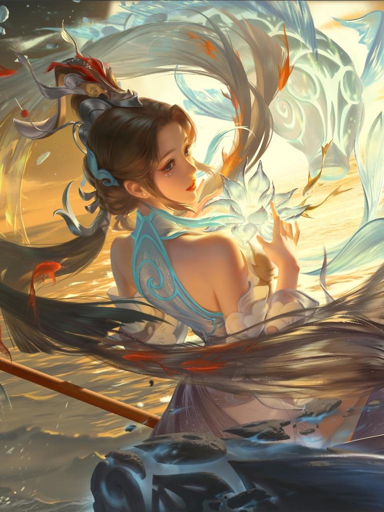 如何评价王者荣耀大乔白鹤梁神女新皮肤