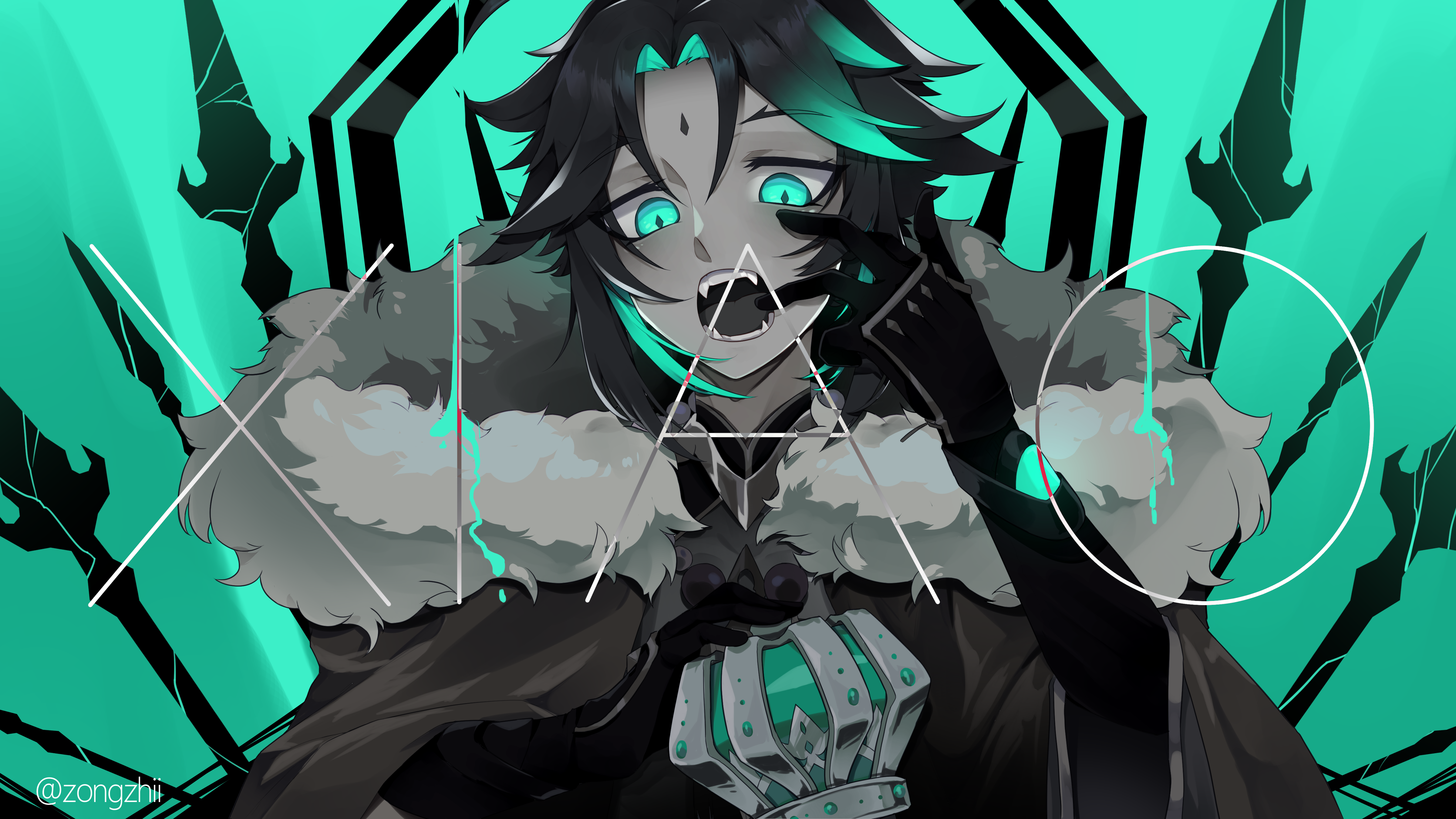 求原神魈高清美图无水印? - 知乎