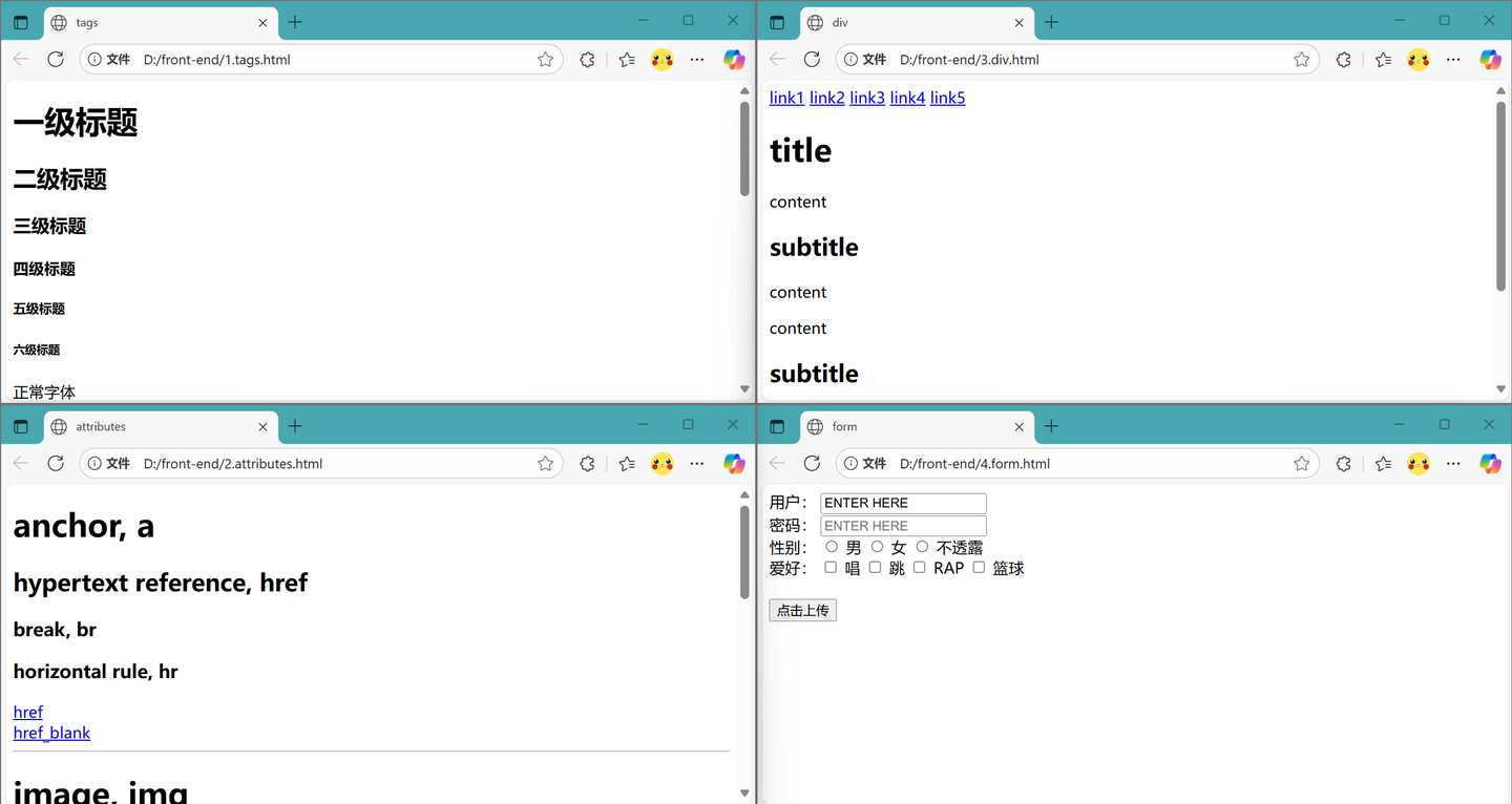 【HTML】入门指南:4类核心标签 + 代码实例 - 知乎