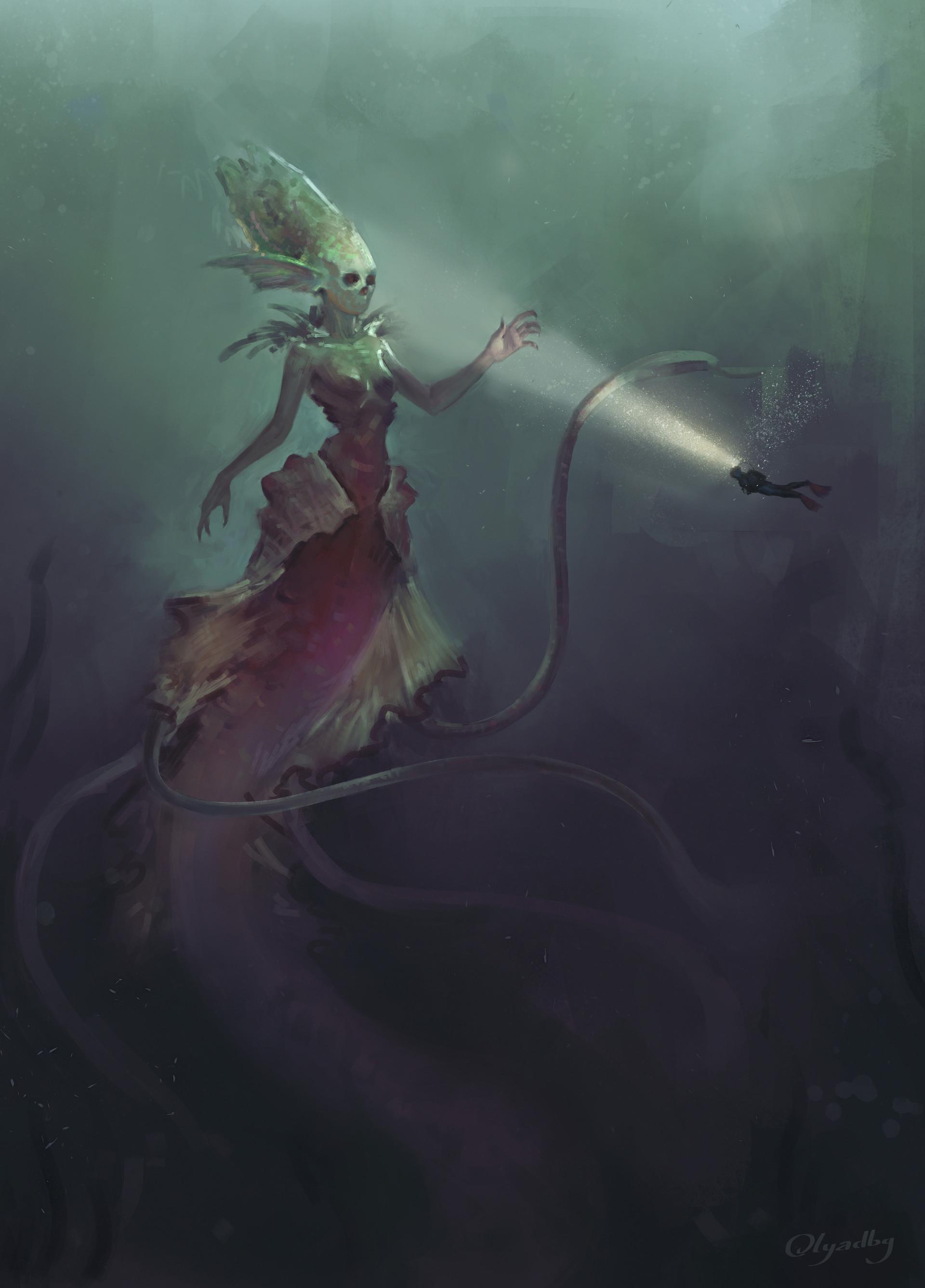 有哪些关于深海或者海怪的图片越恐怖越诡异越好