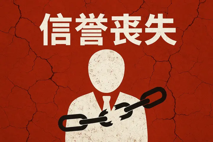 信誉丧失 - 知乎