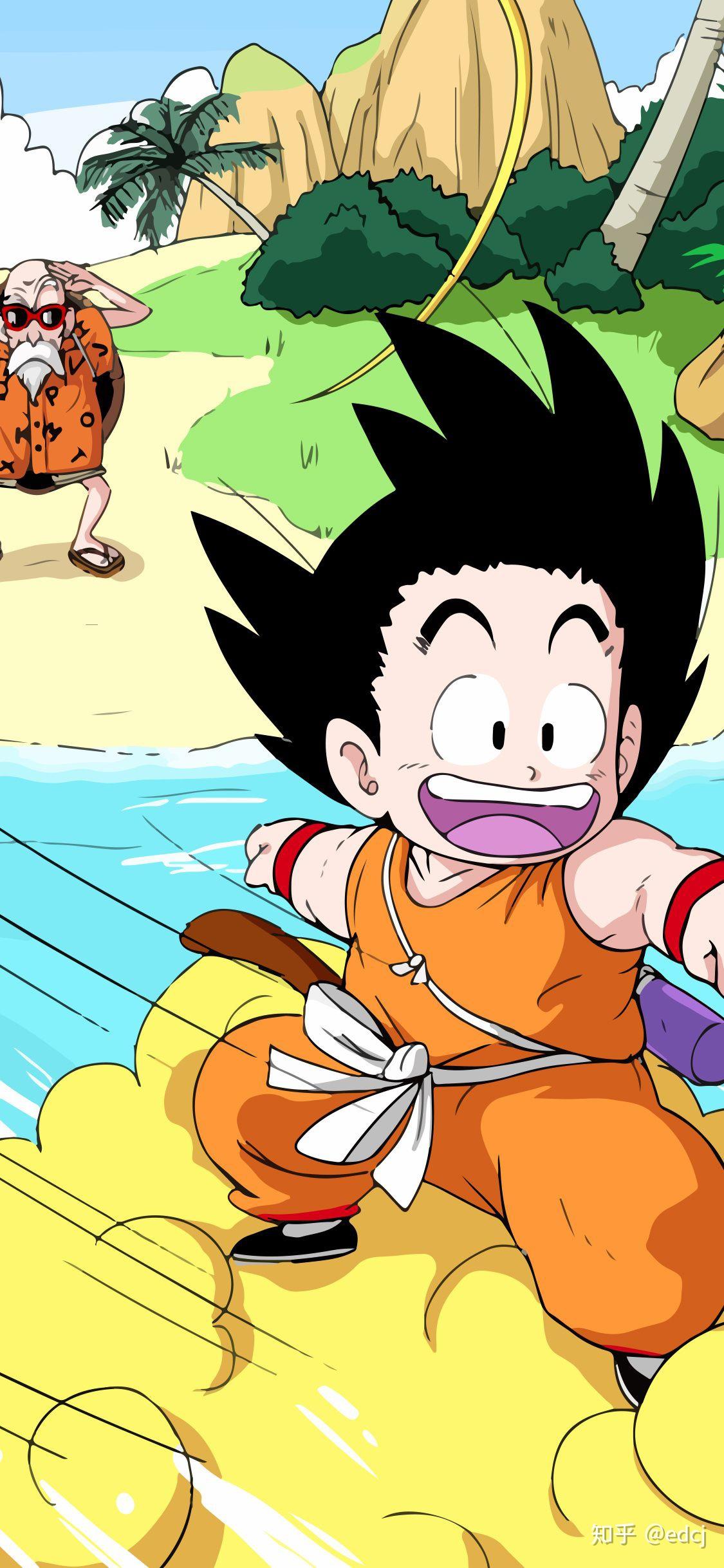 可以发几张孙悟空卡卡罗特小时候的图片吗