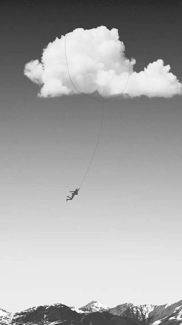 有哪些黑白色系的背影壁纸,可以分享一下吗?