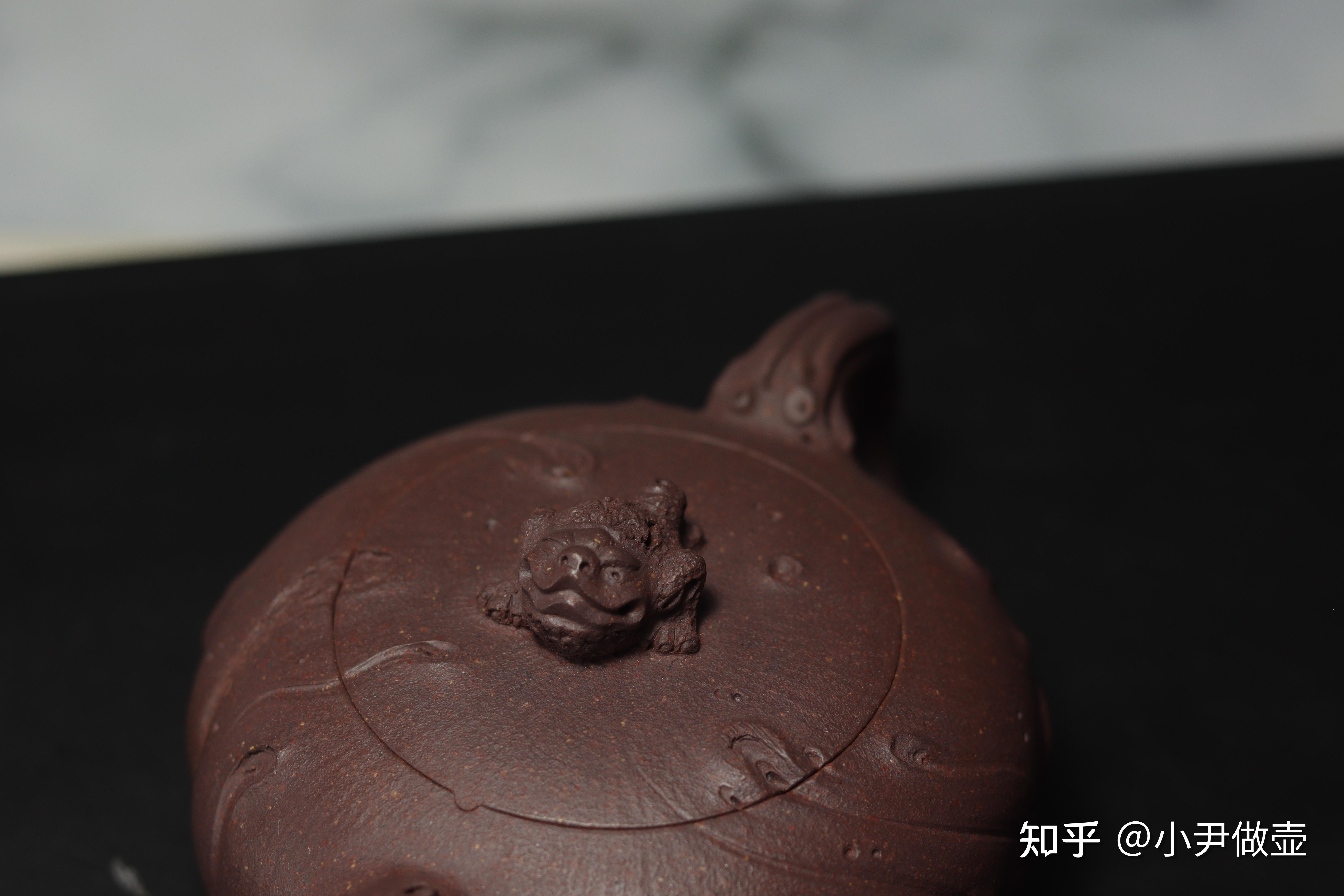 原创全手工金蟾树桩紫砂壶 原矿黄龙山老紫泥
