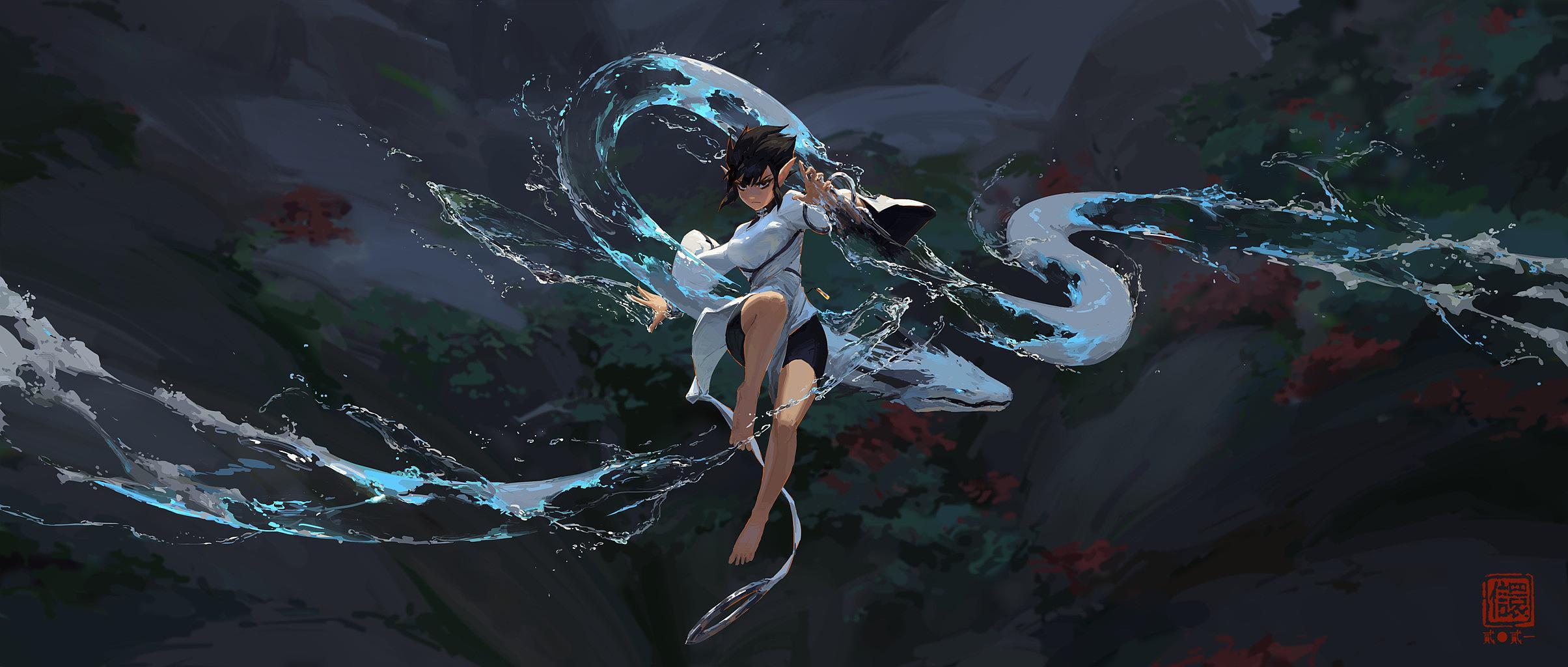 分享国人画师kan liu(666k信譞)的插画 - 知乎