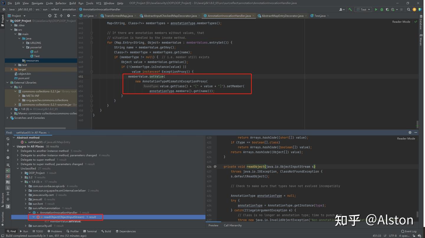 Java反序列化安全 - ysoserial commons collections 1 - 知乎