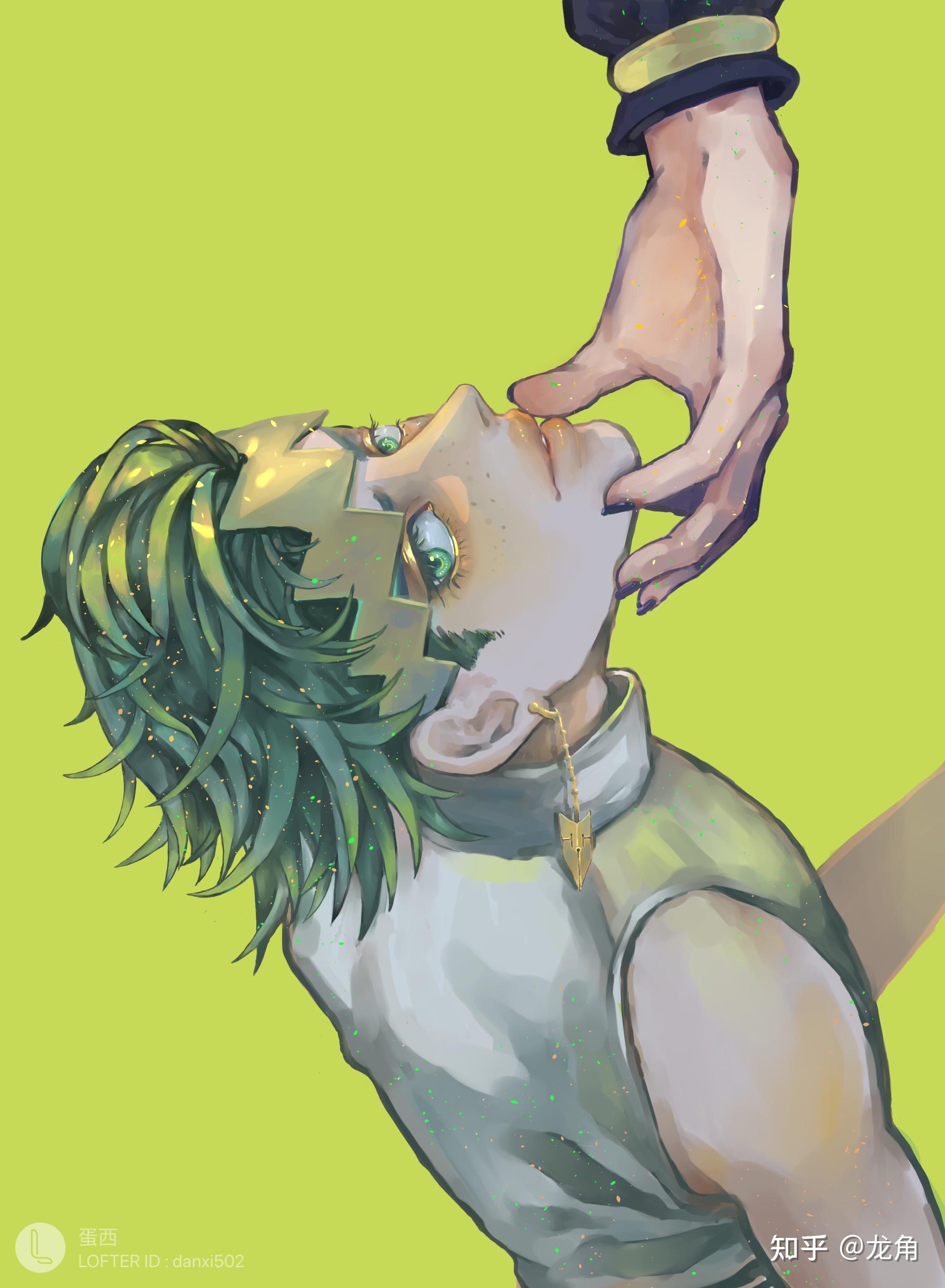 动漫里有哪些绿色头发的男角色? - 知乎