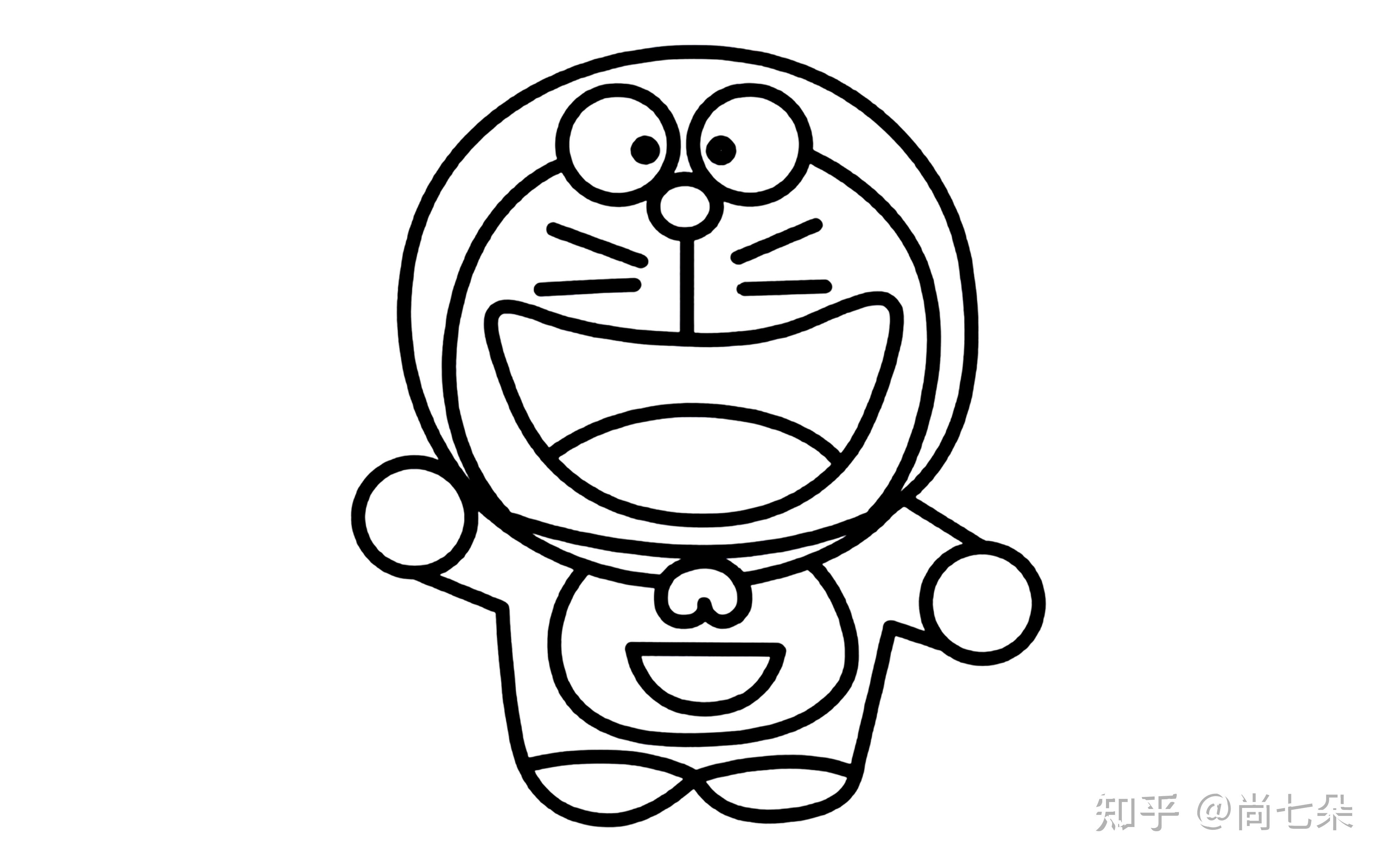 卡通动漫涂色填色带对比图涂鸦安静书美术学习资料儿童画素材资源10