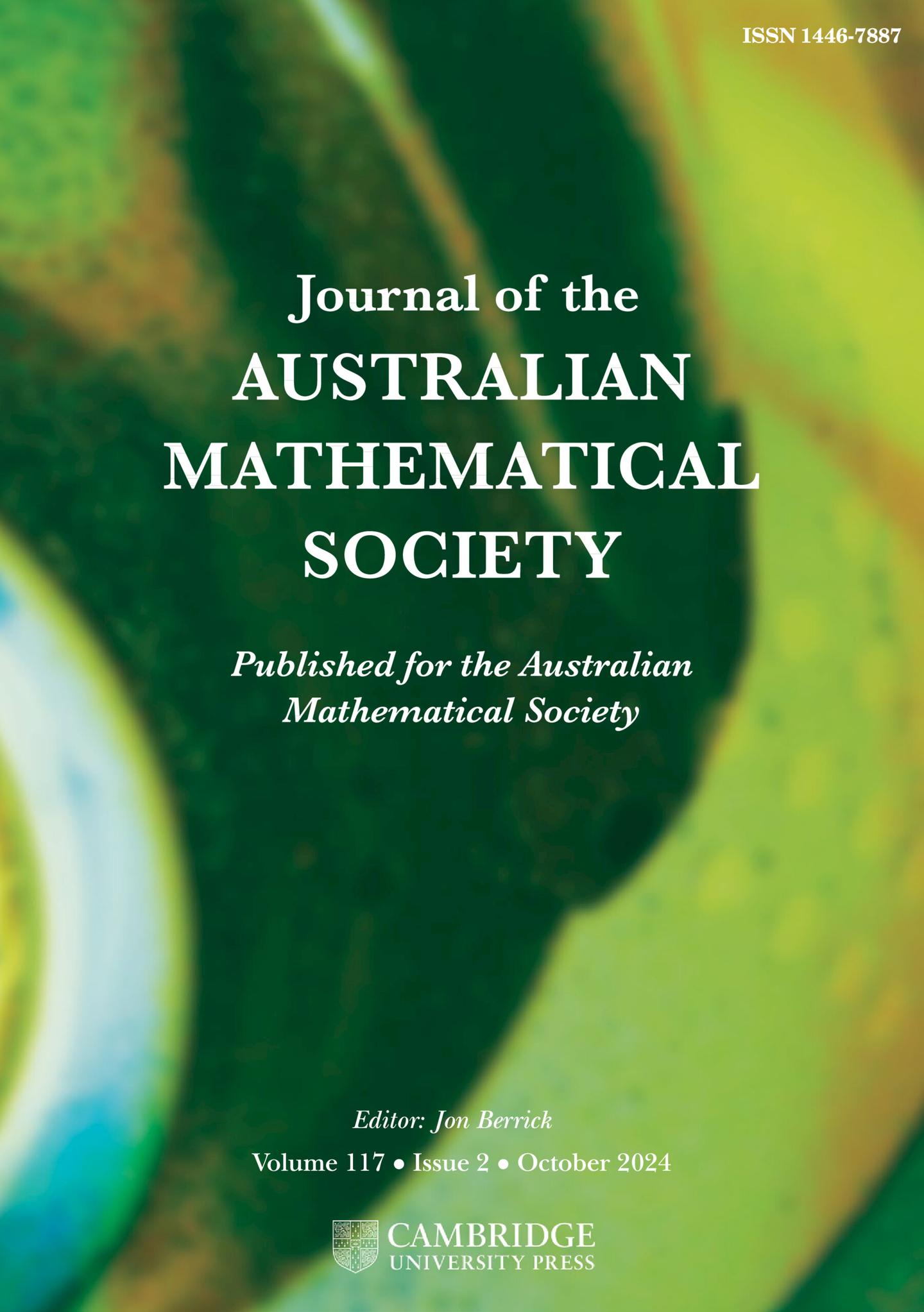 美英加澳数学会Mathematical Society主要期刊Proceedings of AMS, Bulletin, Journal of ...