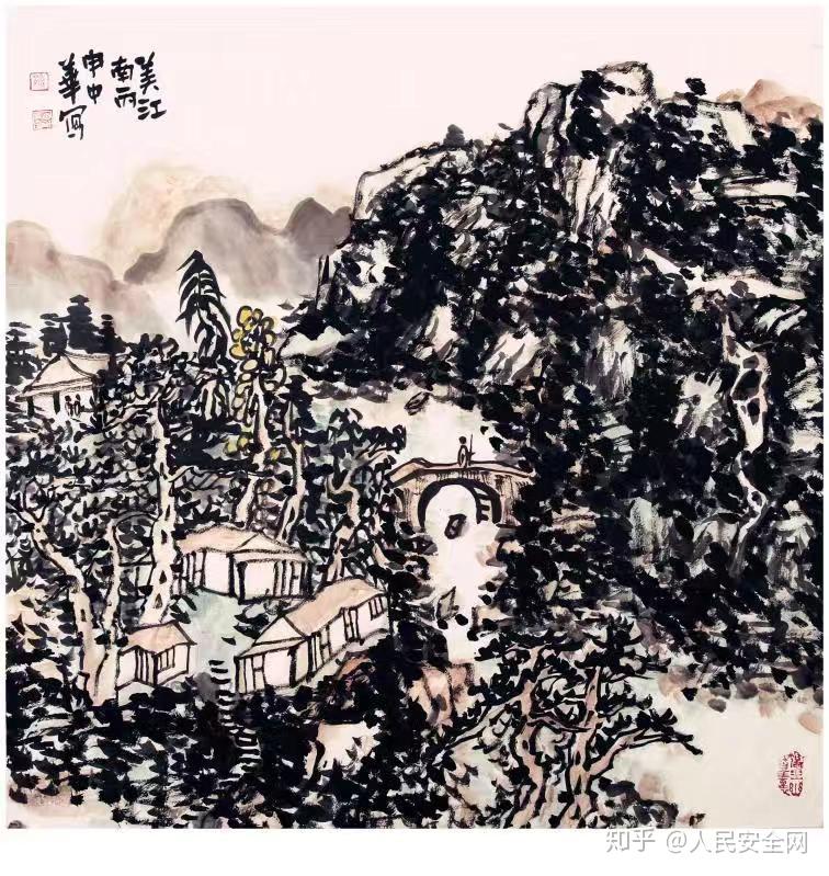 书画家徐中华艺术作品赏析